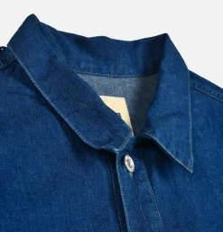FOB FACTORY Chemises*F2442 Denim Us Army Shirt P/o