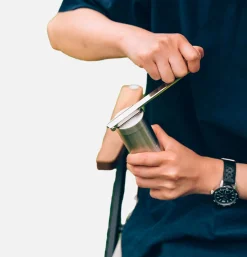 SNOW PEAK Maison*Field Barista Grinder Acier