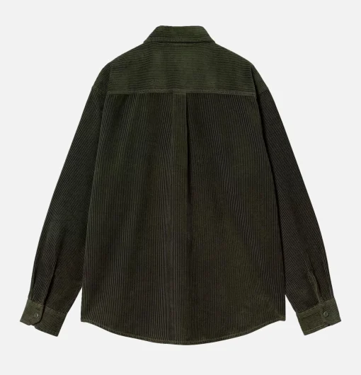 CARHARTT WIP Chemises*Flint Shirt Corduroy Office Green