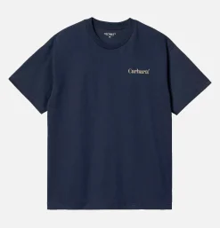 CARHARTT WIP T-shirts*Fold Duck Tee Air Force Blue