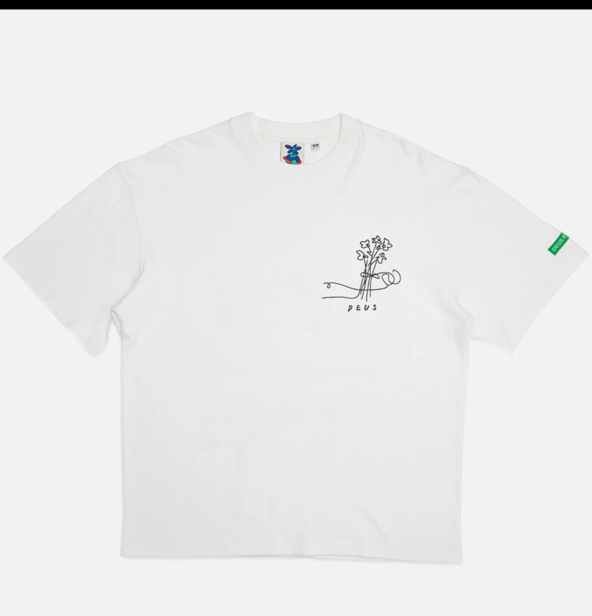 DEUS T-shirts*Hauntology Tee Vintage White