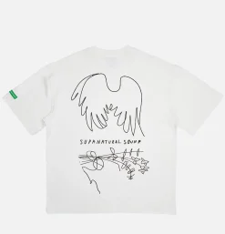 DEUS T-shirts*Hauntology Tee Vintage White