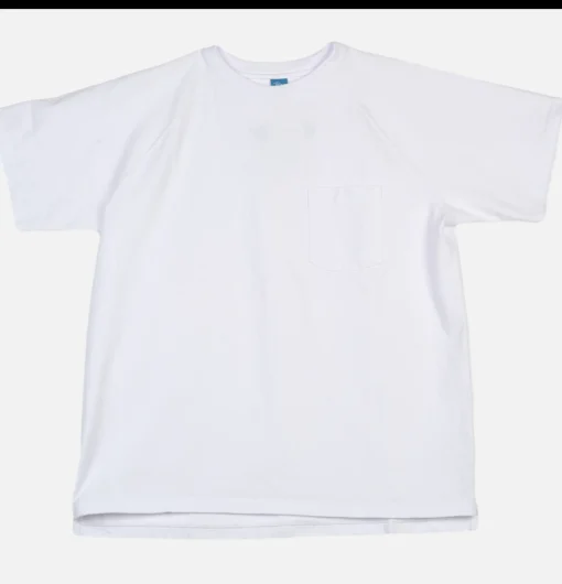 GOOD ON T-shirts*Heavy Raglan Pocket Tee Blanc