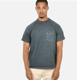 GOOD ON T-shirts*Heavy Raglan Pocket Tee Slate