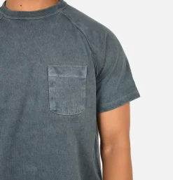GOOD ON T-shirts*Heavy Raglan Pocket Tee Slate