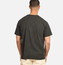 GOOD ON T-shirts*Henley Tee Black
