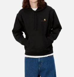 CARHARTT WIP Sweats & Polaires*Hooded American Script Black
