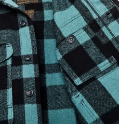 FILSON Vestes*Mackinaw Cruiser Wool Faded Blue