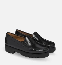 Femme G.H. BASS Chaussures*Mocassin Femme Gh Bass Larson Black Gh Bass