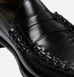 Homme G.H. BASS Mocassins*Mocassin Weejun Weave Black