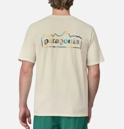 PATAGONIA T-shirts*M's Unity Fitz Responsibility Tee Blanc