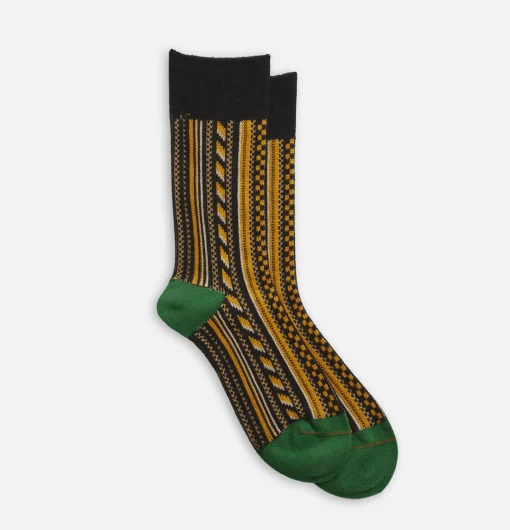 Femme ROTOTO Autres|Chaussettes*Multi Vertical Jaquard Socks