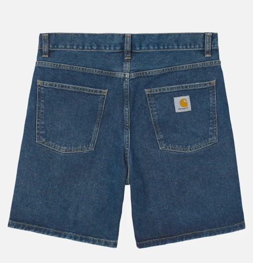 CARHARTT WIP Shorts*Newel Short Blue Stone Washed