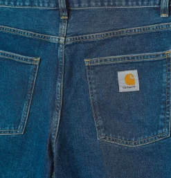 CARHARTT WIP Shorts*Newel Short Blue Stone Washed