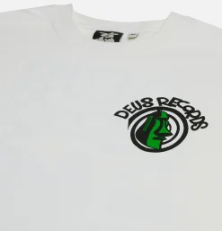 DEUS T-shirts*Outerworld Tee Vintage White