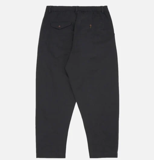 UNIVERSAL WORKS Chinos*Pantalon Double Pleated Black