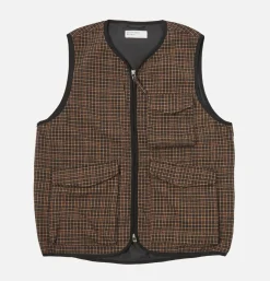 UNIVERSAL WORKS Vestes*Parachute Liner Gilet Black Olive