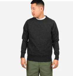 WILLIAM LOCKIE Pulls & Cardigans*Pull Col Rond Charcoal