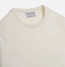 WILLIAM LOCKIE Pulls & Cardigans*Pull Col Rond Ecru