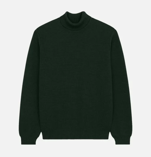 NITTO KNITWEAR Pulls & Cardigans*Pull Col Roulé Youri Green