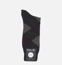 Homme PANTHERELLA Chaussettes*Racton Merino Charcoal