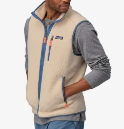 PATAGONIA Sweats & Polaires*Retropile Vest Dark natural