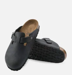 Femme BIRKENSTOCK Sandales|Sandales*Sandales Boston Wax Black Etroite