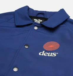 DEUS Vestes*Strata Coach Jacket Blue