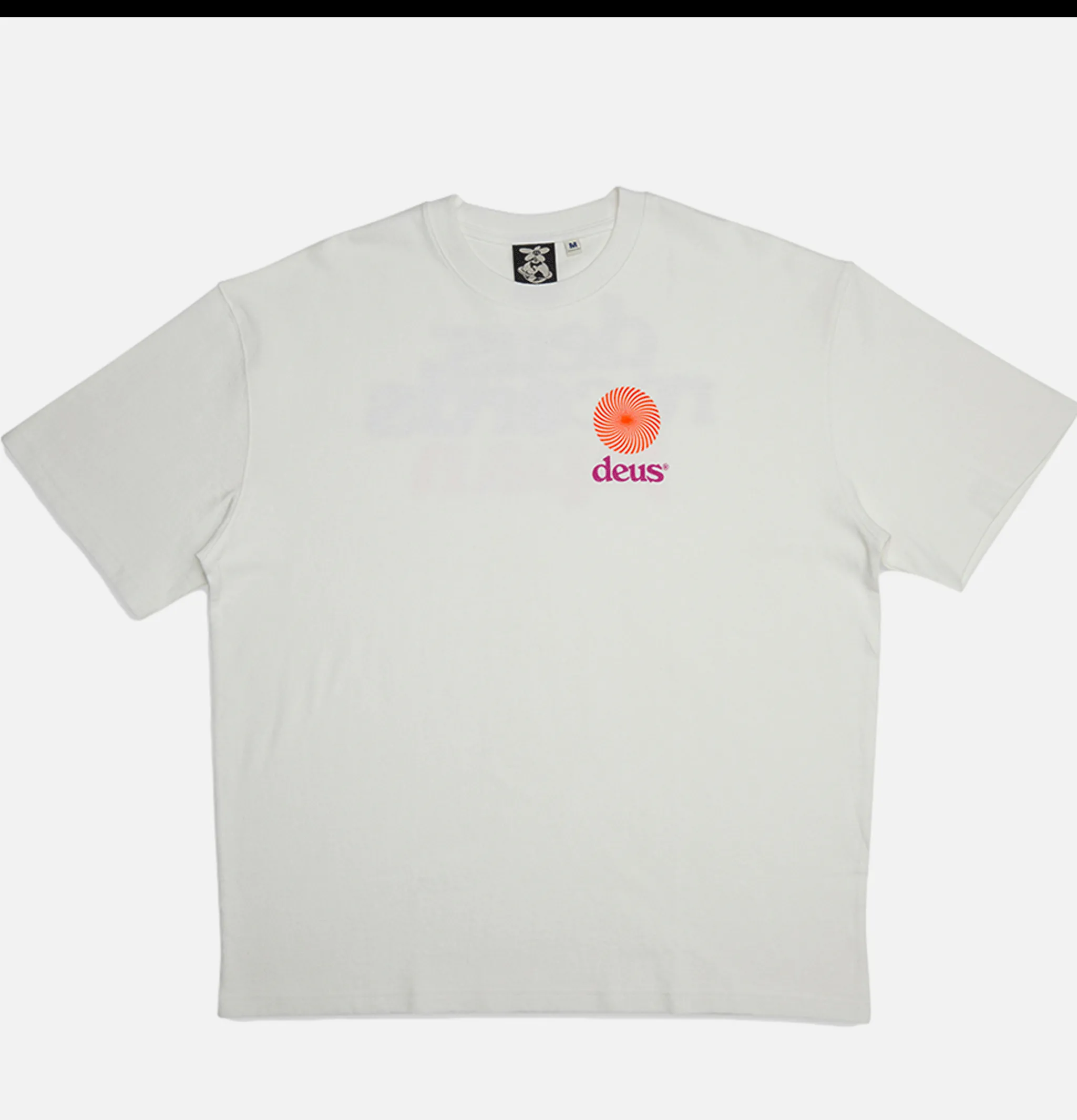DEUS T-shirts*Strata Tee Vintage White