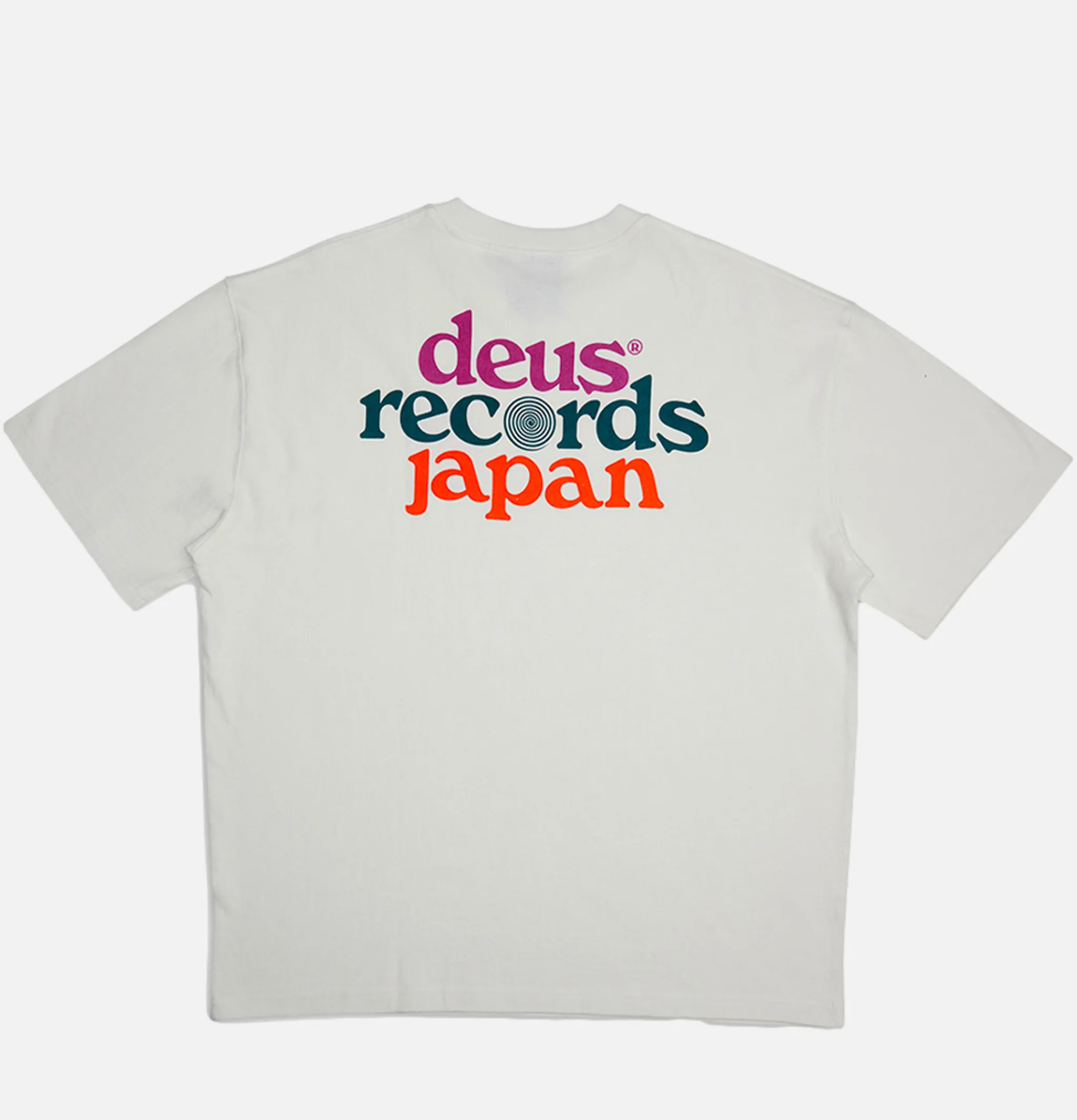 DEUS T-shirts*Strata Tee Vintage White