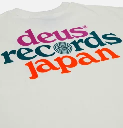 DEUS T-shirts*Strata Tee Vintage White