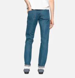 NAKED & FAMOUS Jeans*Super Guy Oceans Edge Selvedge