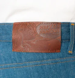 NAKED & FAMOUS Jeans*Super Guy Oceans Edge Selvedge