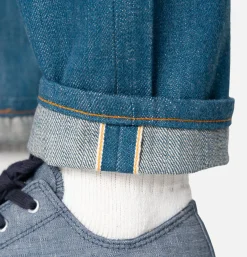 NAKED & FAMOUS Jeans*Super Guy Oceans Edge Selvedge