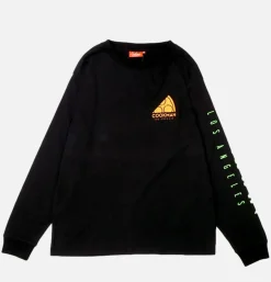 COOKMAN T-shirts*Tee Shirt Long Sleeve Pizza Noir