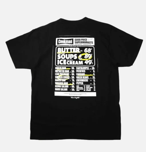COOKMAN T-shirts*Tee Shirt Supermarket Black