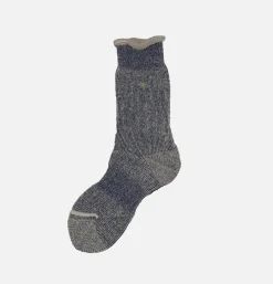 Homme ANONYMOUS ISM Chaussettes*Thick Pile Crew Socks Ink Blue