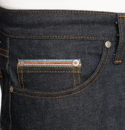 NAKED & FAMOUS Jeans*True Guy Dia De Los Muertos Indigo