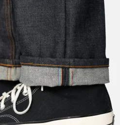 NAKED & FAMOUS Jeans*True Guy Dia De Los Muertos Indigo