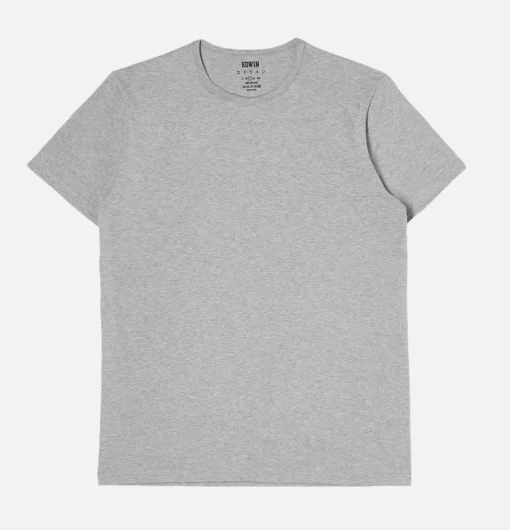 EDWIN T-shirts*T-shirt Double Pack Gris