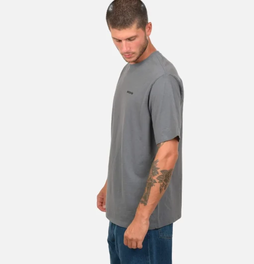 PATAGONIA T-shirts*T-shirt P6 Logo Plume Grey