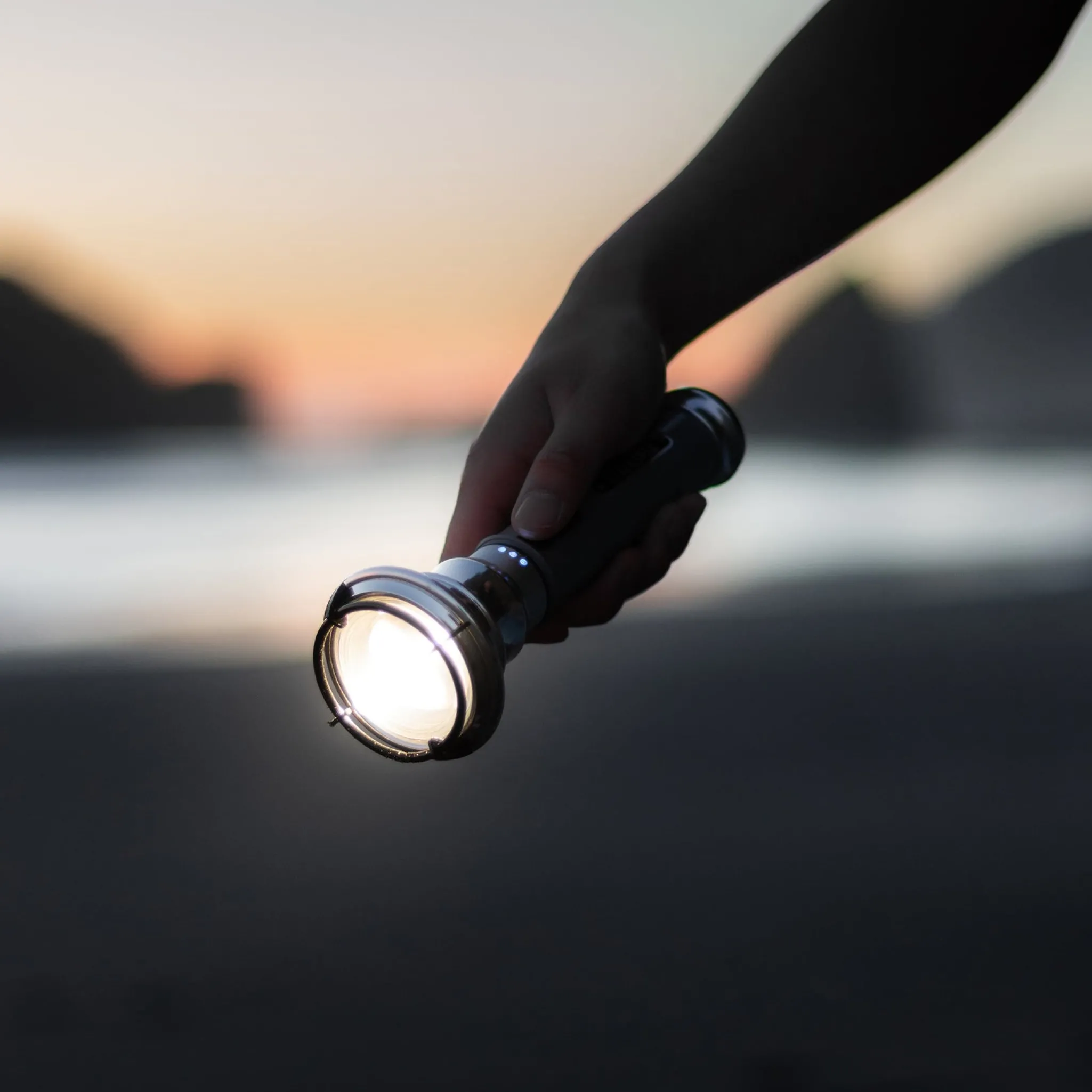 BAREBONES Outdoor*Vintage Flashlignt Gun Metal