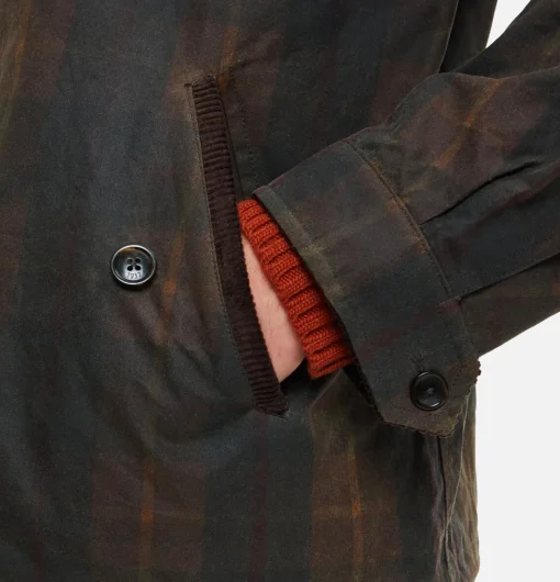 BARACUTA Vestes*Wax Pattern G4 Brown Check