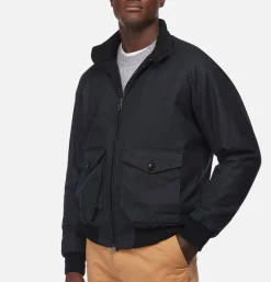 BARACUTA Vestes*Waxed G9 Af Pocket Dark Navy