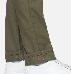 NAKED & FAMOUS Jeans*Weird Guy Army Green Duck Sel