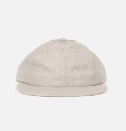 LITE YEAR Chapeaux & Casquettes*Wool Serge 6 Panel Cap Grey