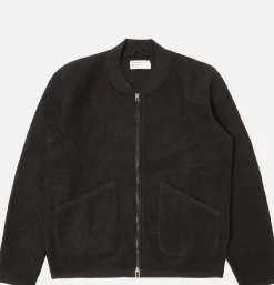 UNIVERSAL WORKS Vestes*Zip Bomber Wool Black